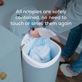 Angelcare Pack of 8 x Original Refills for Angelcare Nappy Bin, Dress-Up/Dress-Up XL/Classic XL