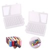 TogtherKings Sewing Thread Box, 2 Pieces Sewing Thread Storage, Embroidery