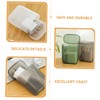 KOMBIUDA 3Pcs Small Plastic Storage Boxes with Lid Organizer for