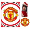 Red Devils Giant Manchester Utd Soft Polyester Fleece Blanket &