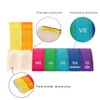 Weekly Pill Box 7 Compartments Large Range of Colours Anabox