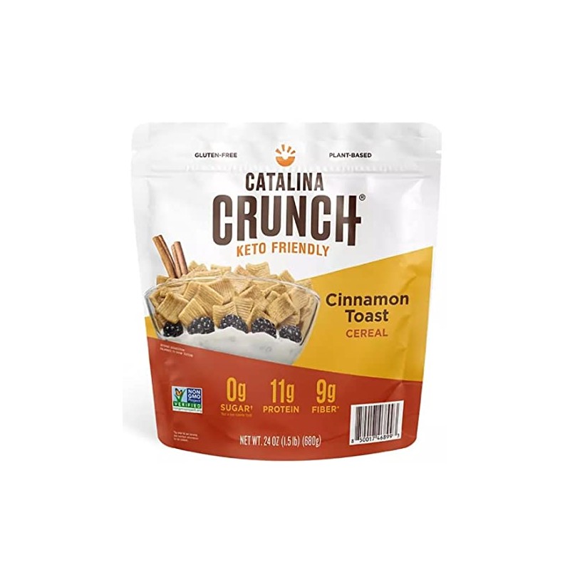 Catalina Crunch Keto-Friendly Breakfast Cereal, Cinnamon Toast (24 oz.)