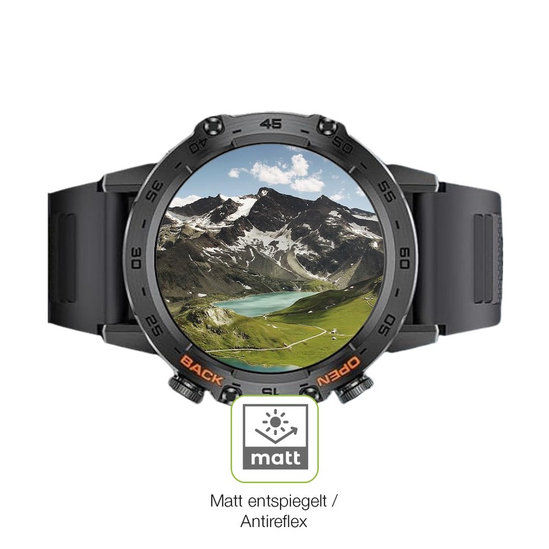 dipos FLEX 2x Schutzfolie matt passend für Douself K52 1.39
