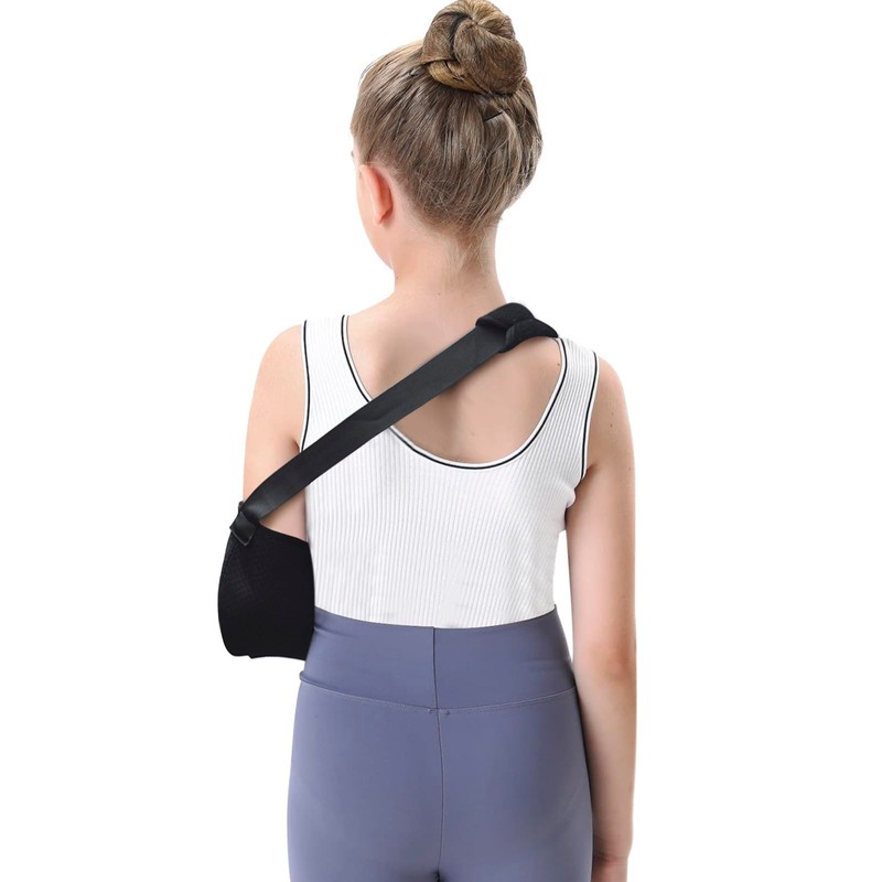 Kids Arm Sling for Shoulder Injury, Breathable Mesh Rotator Cuff