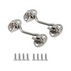 Fenglin-joy Cabin Hooks, Stainless Steel, Pack of 2, 10 cm