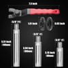 12PCS Angle Grinder Attachments Kit with Flange Nuts, Angle Grinder