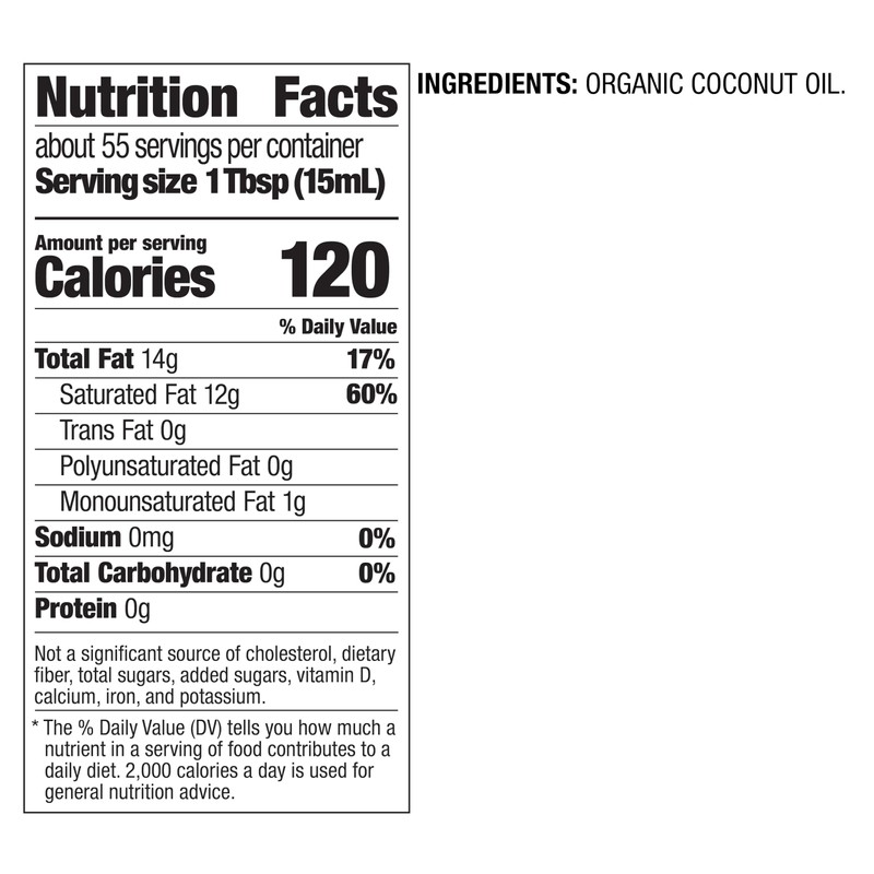 BetterBody Foods Organic Refined Coconut Oil, 28 Fl Oz, All
