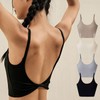HL] Bra Pilapole Wear Twisted Top Activewear Sportswear 02. Gray/L