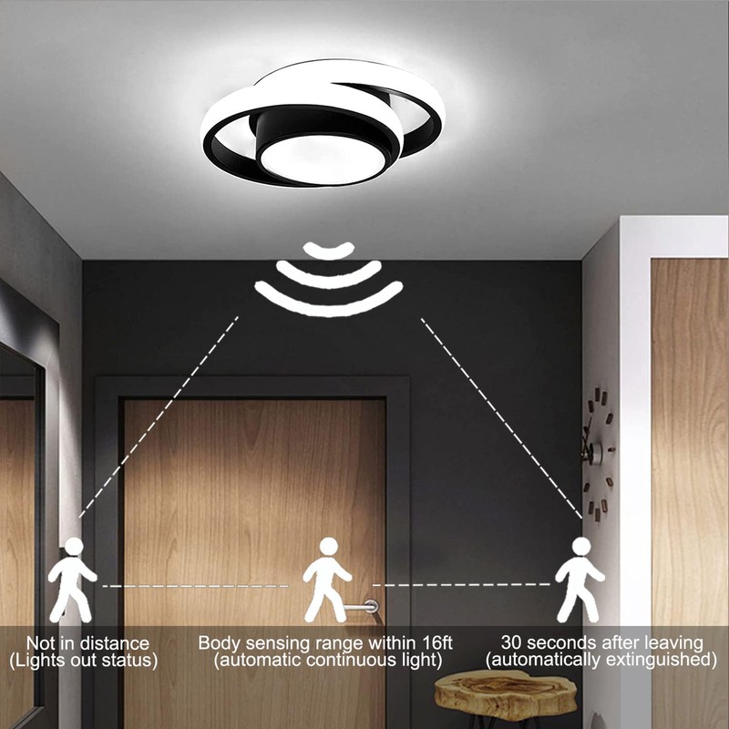 EIDEARAY Motion Sensor LED Ceiling Light Indoor, 36W Cool White