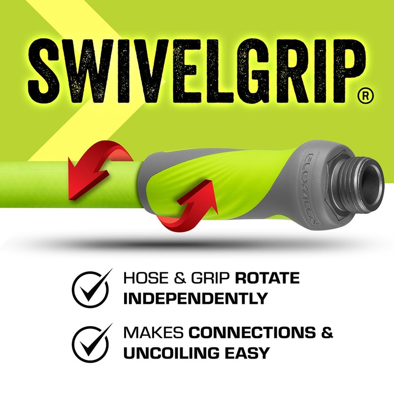 Flexzilla Garden Lead-in Hose with SwivelGrip, 5/8 in. x 3