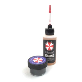 Umbrella Corporation Unicorn Lube Gun Oil Plus .5oz Jar Aeroshell 33MS / 64 Grease (2oz Oil + .5oz Grease)