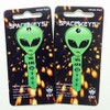 SPACE KEYS 2 Bright Green Alien Head Shaped 68 SC1