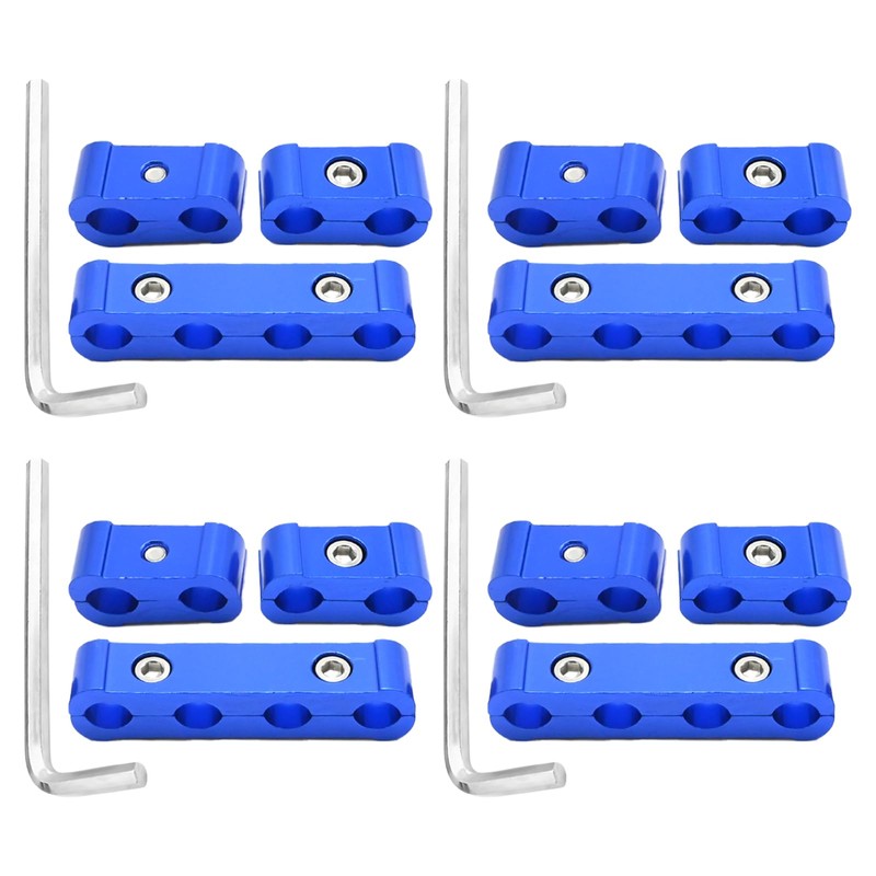 Hoypeyfiy 12Pcs Spark Plug Wire Separator Clamp Fitting Kit, 4