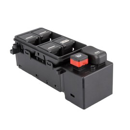 Master 35750-SDA-H12 - Interruptor de elevalunas eléctrico delantero izquierdo para Honda Accord 2003-2007 de Madlife Garage