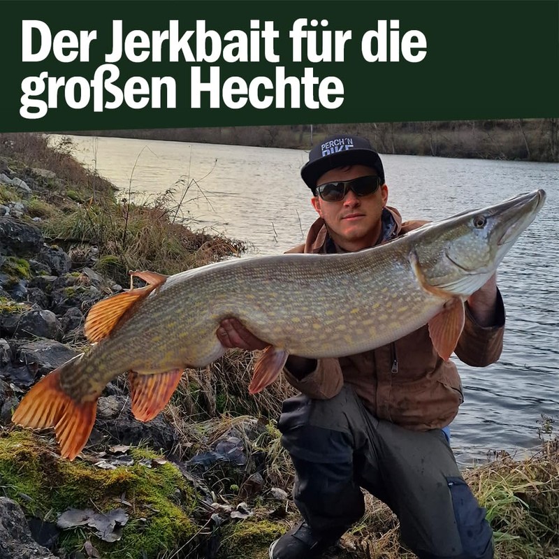 Jerkbait Pike I 15 cm, 80 g Slow Sinking for