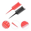 Outanaya 2pcs Hair Highlighting Sectioning Combs Static Multi Functional Hair