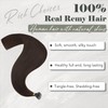 Rich Choices Nanoring Extensions 40 cm #2 Dark Brown -