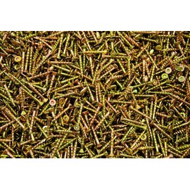 Lexar Industrial (1000) Torx T20 Star Flat Head 8 x 1-1/4 Yellow Zinc Type 17 Outdoor Wood Screw