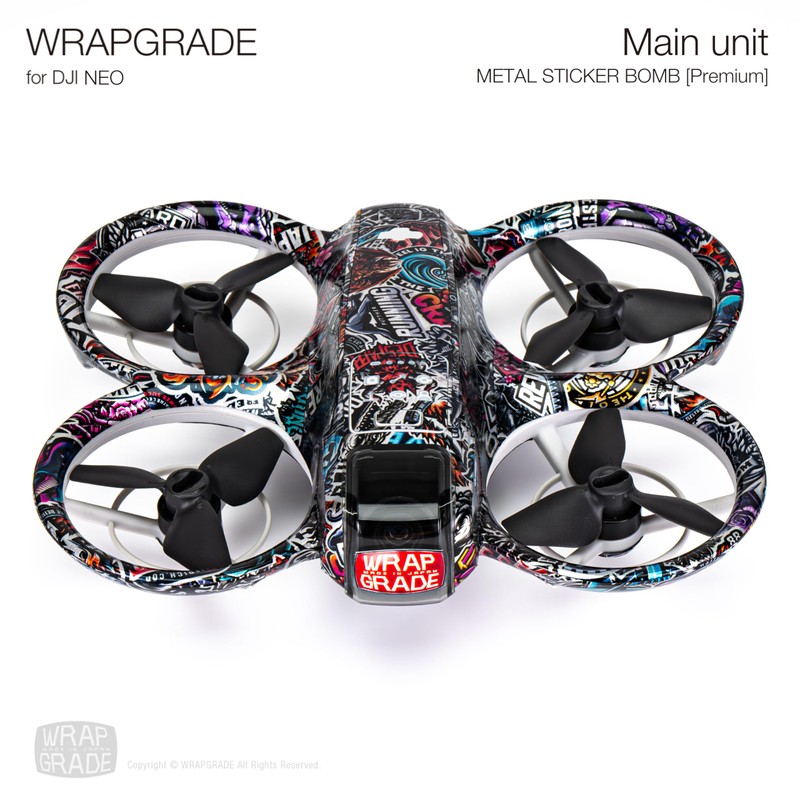 WRAPGRADE Skin Sticker Compatible with DJI NEO Full Wrap (Metal
