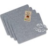 4-Piece Set Felt Table Coasters Place Mat Table Runner Washable
