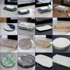 Stonkraft Rectangular Ribbed Shaped Soap Dish Made of Natural Rainbow