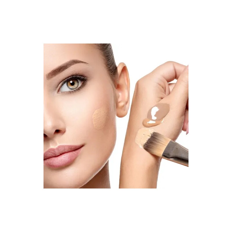 Base Maquillaje Mate Foundation Alta Cobertura Líquido 4tono