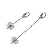 URBEST Bird Food Holder, Bird Feeders, Stainless Steel Parrot Fruit