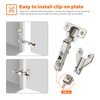 JOY DECOR Full Overlay 30 Packs (15 Pairs) Concealed Kitchen
