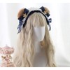 SRrabbit Macaron-Like Bear Ears Headband Lolita Bear Ears Headdress, Goth