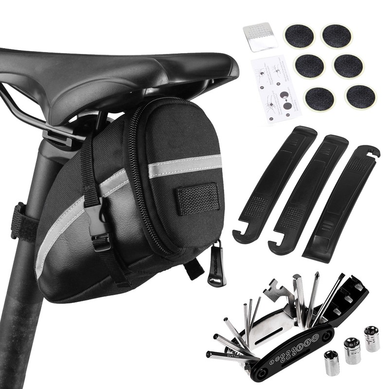 Bike Repair Tool Kits Bicycle Saddle Bag Cycle Seat Pack