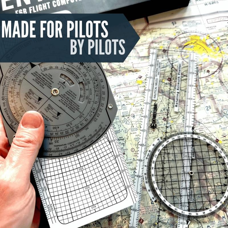 EntireFlight E6B Flight Computer & Sectional Plotter Bundle