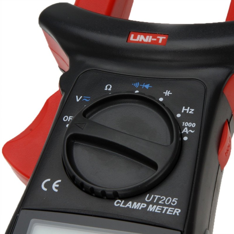 Uni-Trend UT205 Auto Ranging AC 1,000 Amp Clamp Meter, Back