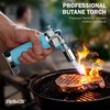 RAVS Butane Torch Lighter, Refillable Kitchen Torch with Safety Lock