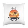 Secret Hideaway Bali Throw Pillow