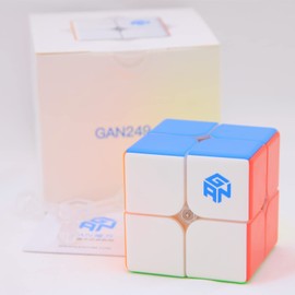 Bukefuno GAN 249 V2 2x2 Puzzle Magic Cube 2x2x2 GAN249 V2 Speed Cube Stickerless
