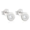 NKlaus Pair of 3 to 6 mm Round Cubic Zirconia