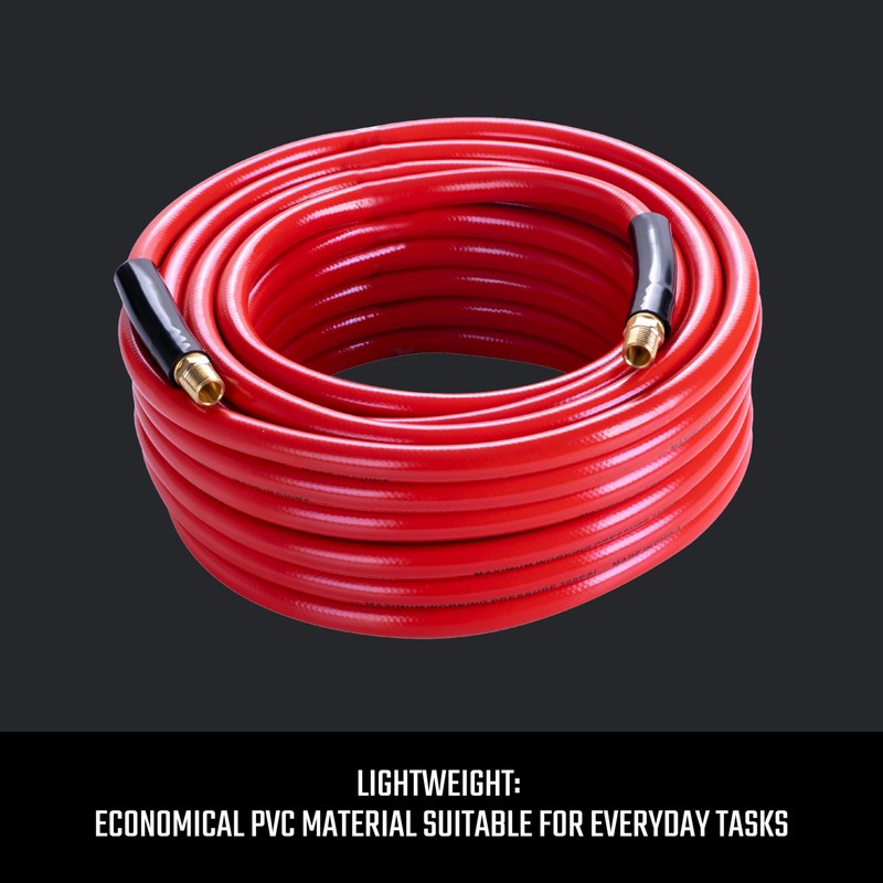 CRAFTSMAN 3/8-in x 50-ft PVC Air Hose, 300 PSI, Lightweight,