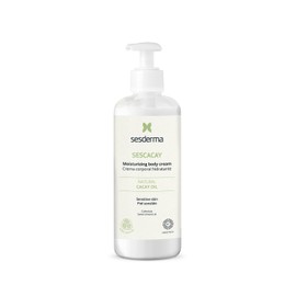 Sesderma SESCACAY Crema corporal hidratante | Hidratación profunda y nutrición con aceite de cacay, retinoato HP y extractos botánicos | Calma, repara y suaviza la piel seca o sensible | 8.5 onzas
