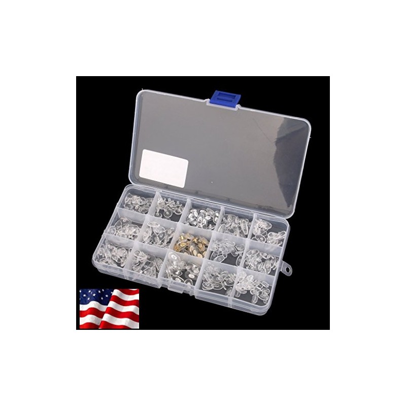 US Ship Silicone Nose Pads For Eyeglasses Sunglass Screw On