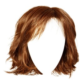 GABOR Positivity Wig With Chin-Length Tousled Undone Bob Wth Soft Youthful Bangs, Average Cap, Light Red