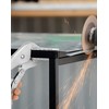 QWORK 10" Locking Sheet Metal Clamp, 2 Pack Welding Locking