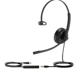 Yealink UH34 SE Mono UC USB-A Monaural Headset with Noise Cancelling Microphone