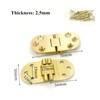 Pair of Brass Flap Hinges Table Folding Flip Top Hinge,Brass