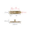 Japan Commerce Brass Sliding Bolt 4" Quantity: 1 B-823V