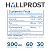 Hallusa Natural HALLPROST Próstata Inflamada Prostatitis Pastillas para la próstata,