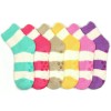 Unbranded 6pairs Women's Striped Fuzzy Cozy Plush Soft Non Skid
