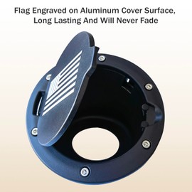 Aluminum Gas Cap Cover for Jeep Wrangler Gas Cap Cover JK 2007 to 2018 US Flag Fuel Filler Door for Jeep Wrangler Accessories