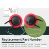 ALLCSM THU500S Toilet Flapper Compatible with TOTO Toilets 3 Inch