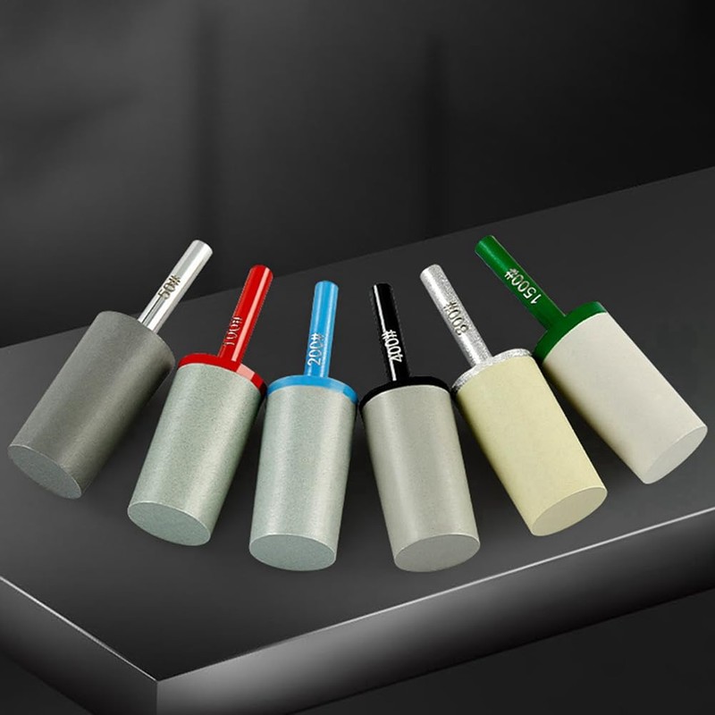 Fahgaer Cylinder Diamond Grinding Bits 200 Grit with 6mm Resin