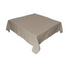 LA Linen Polyester Poplin Washable Square Tablecloth, Stain and Wrinkle